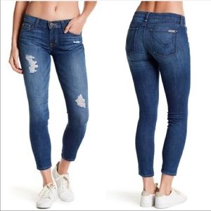 Hudson skinny distressed jeans